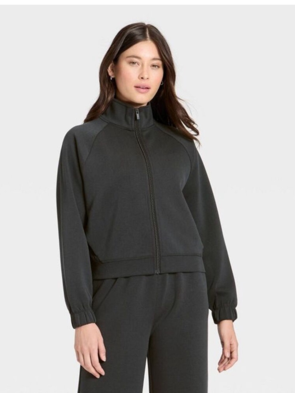 All in motion -Airy sleek full zip jacket